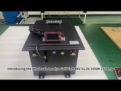 51.2V 48V 105Ah LiFePO4 باتری سبد گلف 250Amp