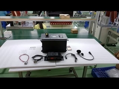 سبد گلف 48 ولت 105 آمپر ساعت فلزی جعبه قابل شارژ لیتیوم یون باتری با LCD و قوطی RS485