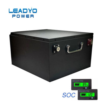 خرید باتری لیتیوم یونی 48 ولتی فلزی، باتری‌های گاری گلف RS232 / RS485 30ah ساخت آنلاین