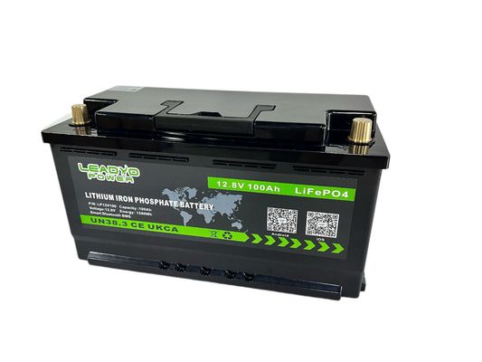خرید باتری لیتیوم یون دریایی دو منظوره 12 ولت 100 آمپر ساعت CCA1200 LiFePO4 راه اندازی و چرخه عمیق باتری Lifepo4 ساخت آنلاین