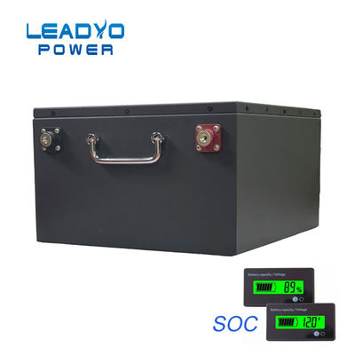 خرید باتری های گلف کارتی 48V 100Ah LiFePO4 باتری های گلف کارتی 300A / 10s حداکثر جریان بیش از حفاظت از جریان ساخت آنلاین