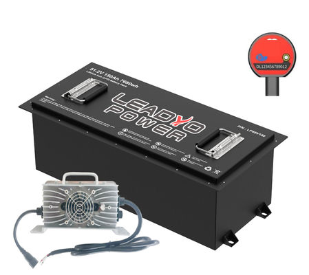 خرید LiFePO4 گلف کارت 48V 150Ah 51.2V باتری لیتیوم 250A 260A / 50S 520A / 10S ساخت آنلاین