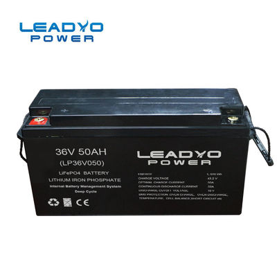 خرید باتری لیفتراک 36 ولتی سفارشی 50Ah LFP لیتیوم یون باتری 480X170X240mm ساخت آنلاین