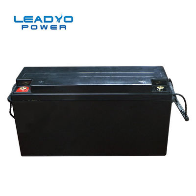 باتری 12V 150Ah لیتیوم فسفات آهن RV مانیتورینگ بلوتوث IP66 مورد ABS