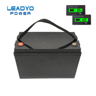 IP66 بلوتوث لیتیوم باتری 12V 100Ah Lifepo4 قابل شارژ