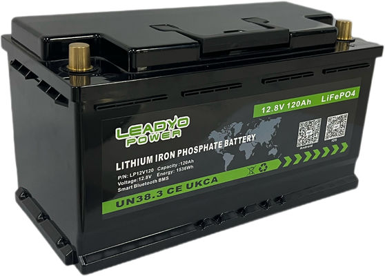 DIN L4 L5 12V 100Ah 120Ah Lifepo4 LFP برنامه بلوتوث باتری آهنی لیتیوم بسته برای ذخیره انرژی خورشیدی